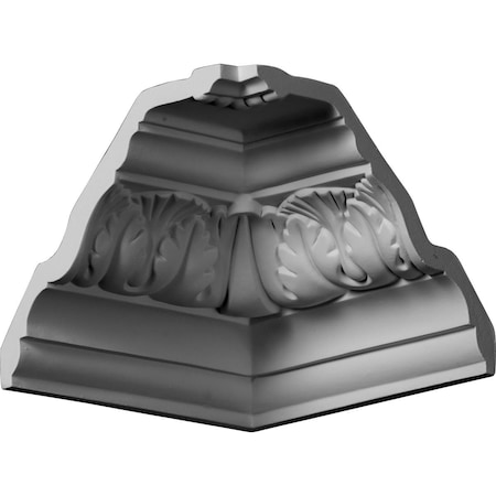 Ekena Millwork 5 1/8"P x 6 7/8"H Inside Corner Moulding (matches moulding MLD06X05X08TI) MIC05X06TI